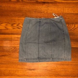 ALTAR’D STATE JEAN SKIRT